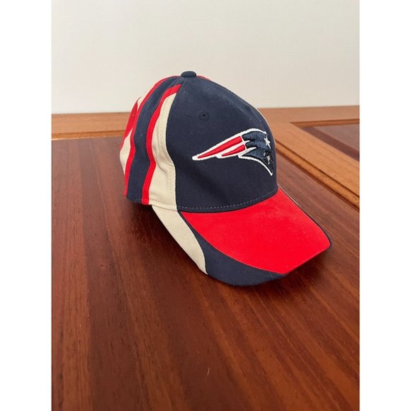 Reebok NFL Team Apparel New England Patriots Baseball Hat Fitted Cap Blue - Picture 2 of 7